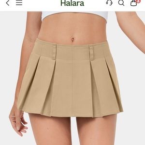 Pleated Mini Skirt Halara